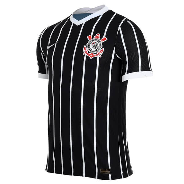 Authentic SC CORINTHIANS 20-21 AWAY BLACK SOCCER JERSEY SHIRT