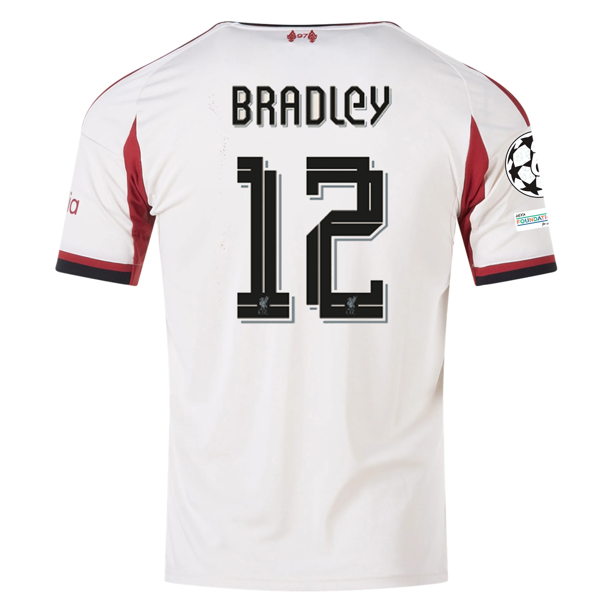 Liverpool Bradley 2025-2026 UCL Away Jersey – Authentic Shirt