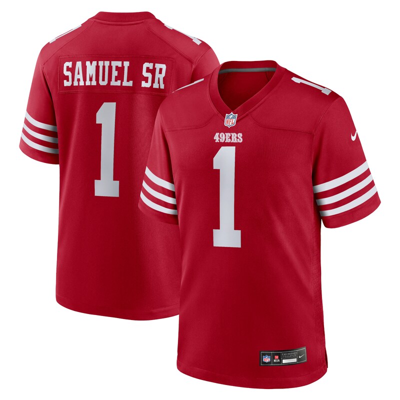 None None SF 49ers Energetic Premium Material Jersey Game Day Wear