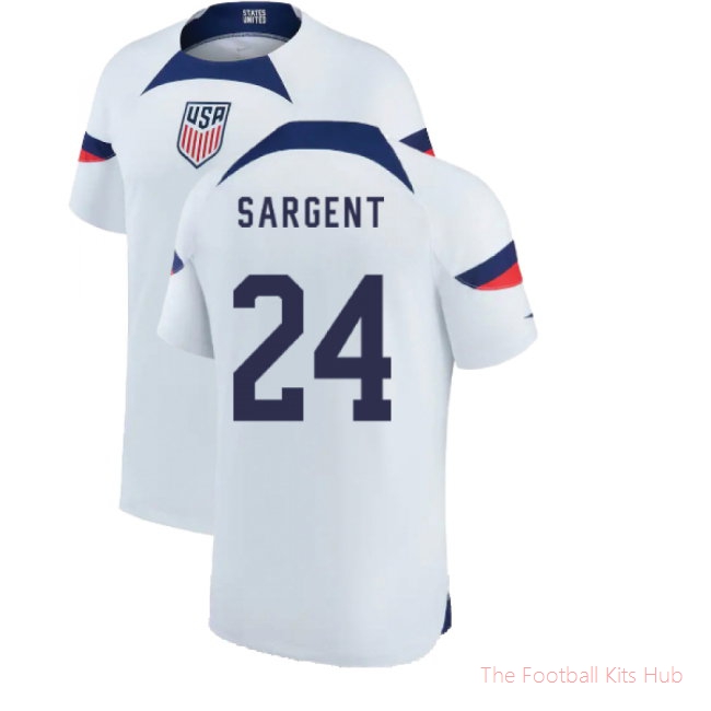 2022-2023 USA United States Home Shirt (SARGENT 24)