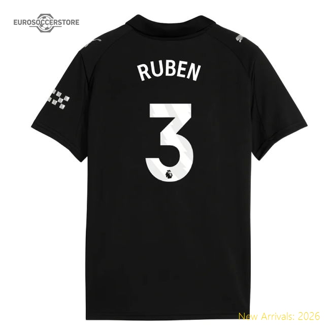 Official 2025-2026 Man City Away Mini Kit (ruben 3) - Premium Quality