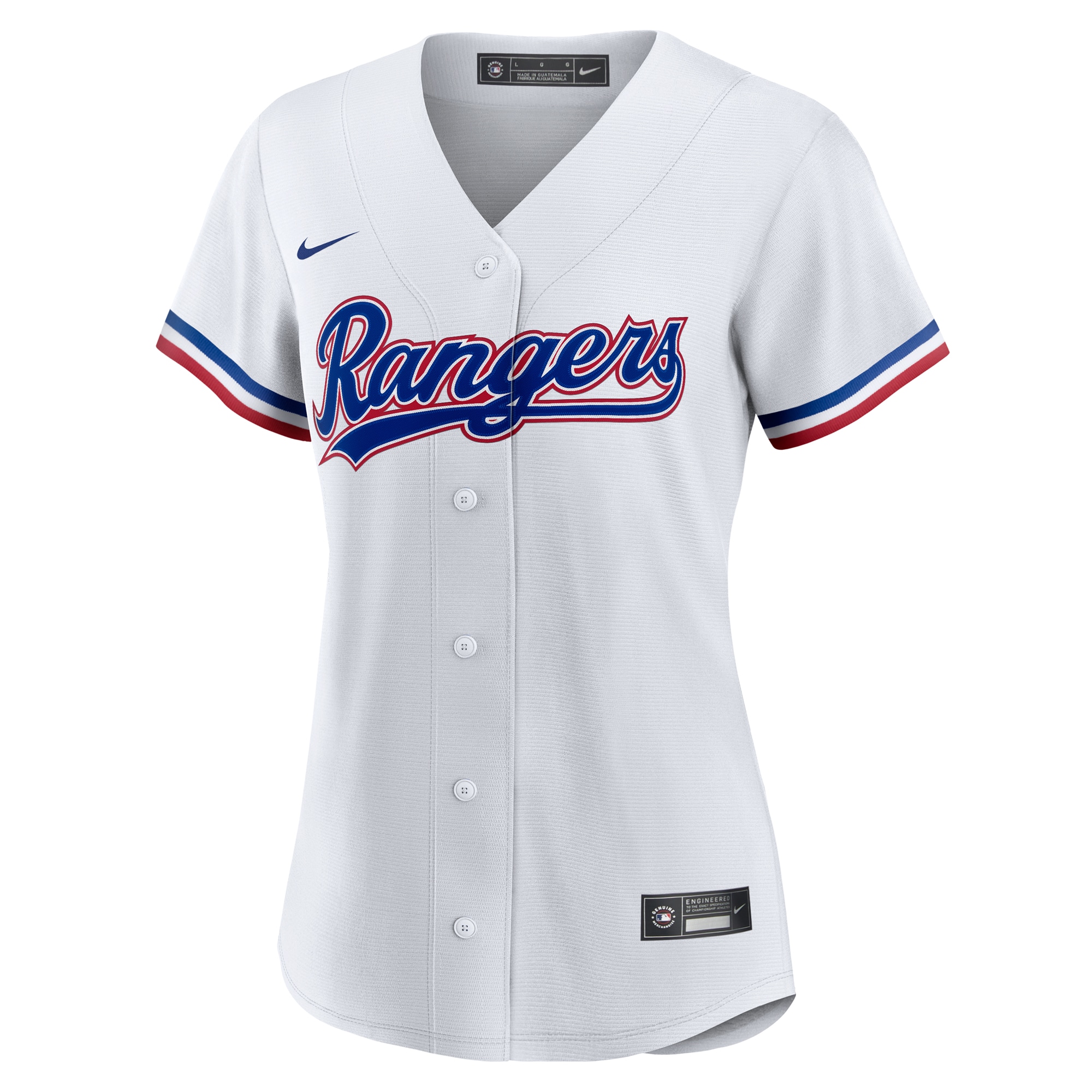 [LK] Jake Burger Texas Rangers Women's Home Replica Jersey - White