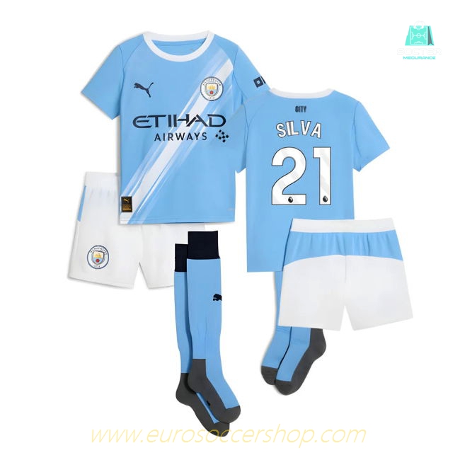 2025-2026 Man City Home Mini Kit (Silva 21)