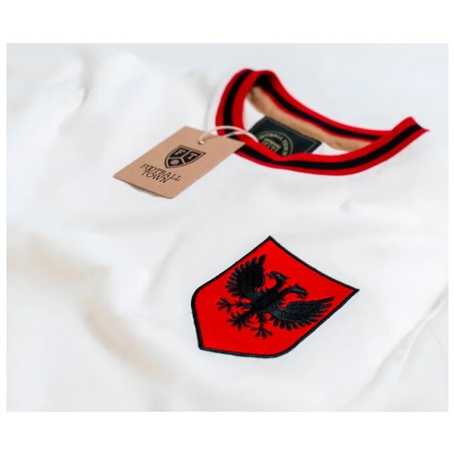 Official Albania Shqiponje White Euro National Athletic