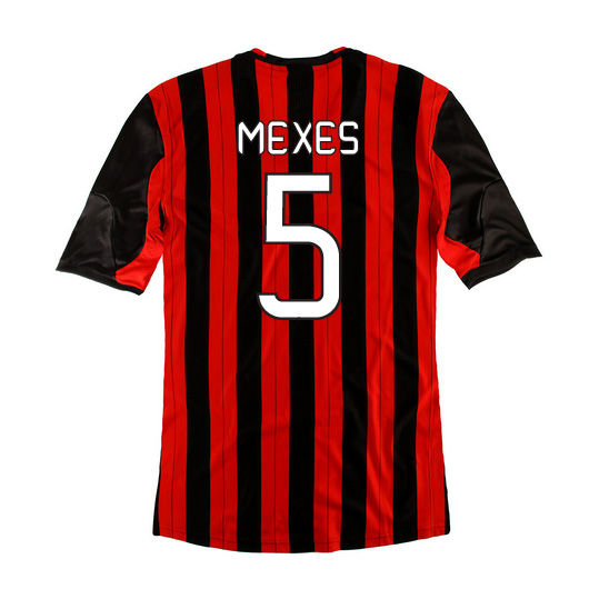 Licensed Advanced Fabric 1314 AC Milan Home 5 Mexes Shirt