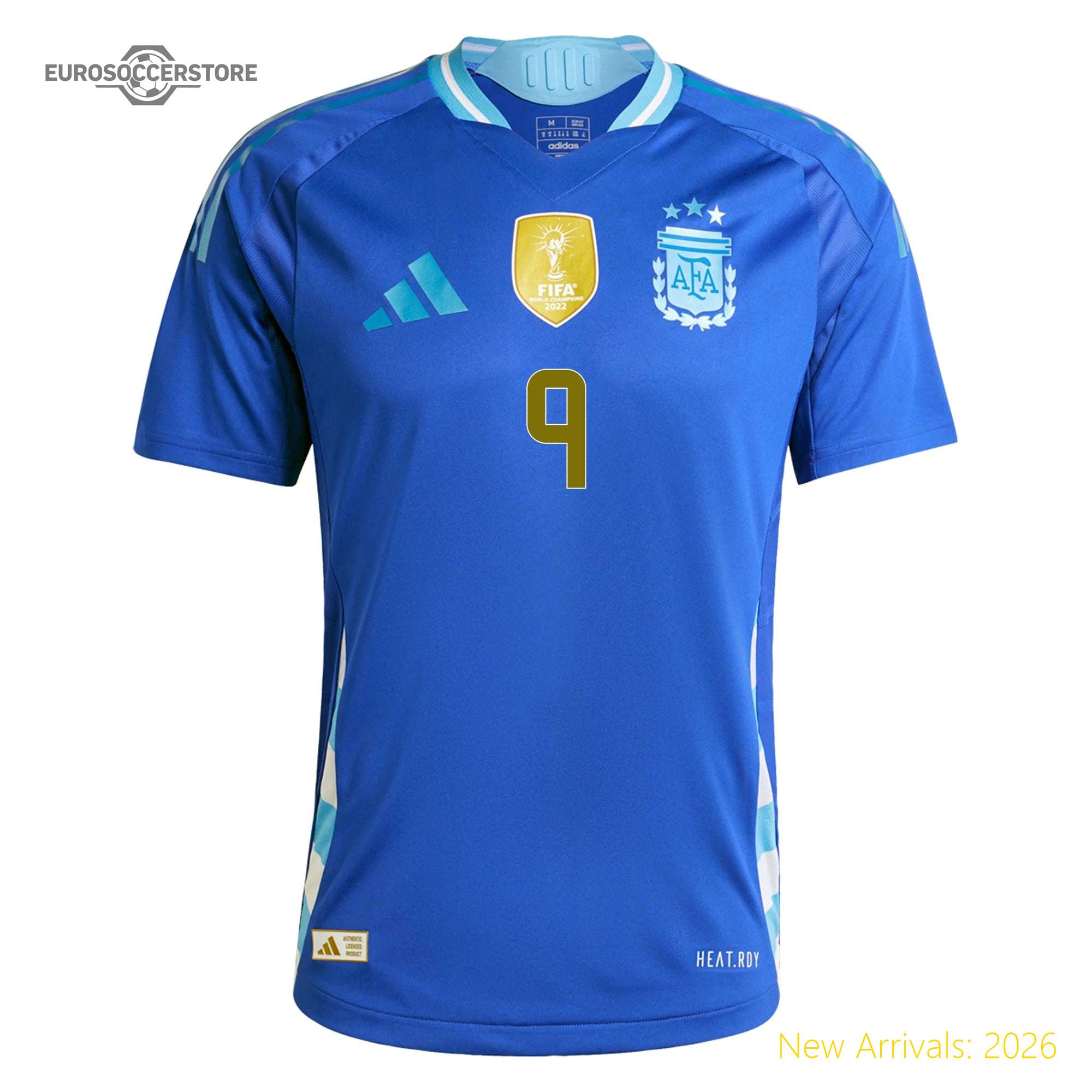 Trendy Sleek Design Men Arg Team Authentic Away Jersey 2024