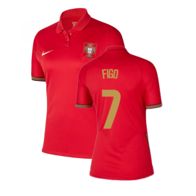 Premium 2020-2021 Portugal Home Kit Women's (FIGO 7)