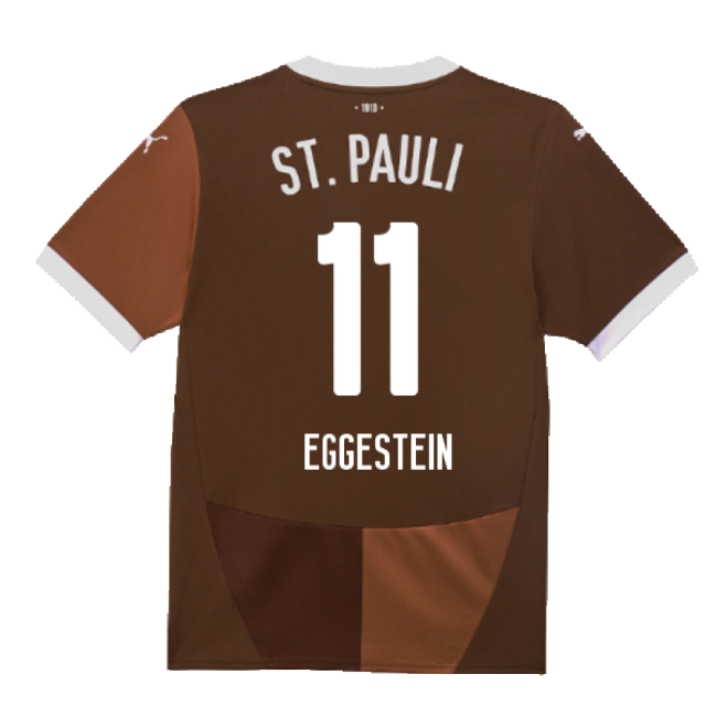 Top-Quality 2024-2025 St Pauli Home Shirt (Eggestein 11)