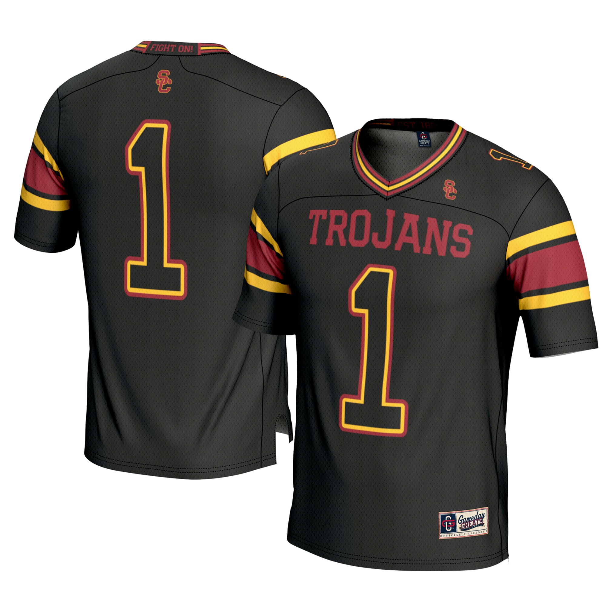 [NJP] USC Trojans GameDay Greats Football Jersey - Black