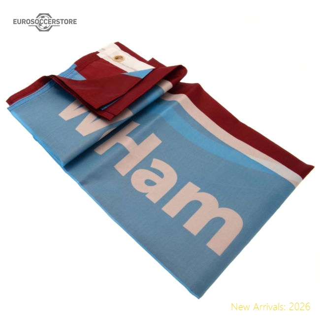Official West Ham United Fc Wordmark Flag - Premium Quality Baby