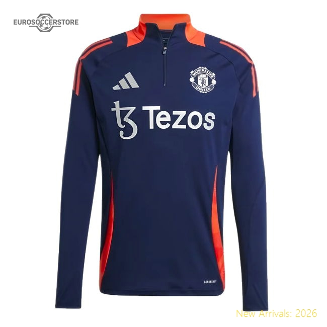 2024-2025 Man Utd Training Top (Night Indigo)