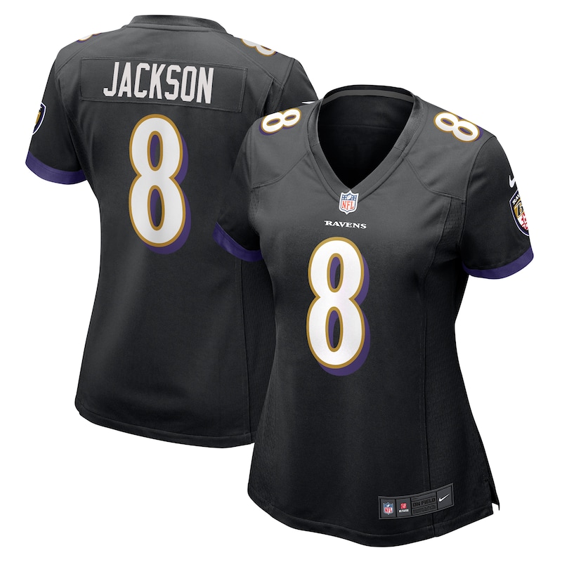 None Lamar Jackson BAL Ravens Victory Genuine Jersey Game Day Wear