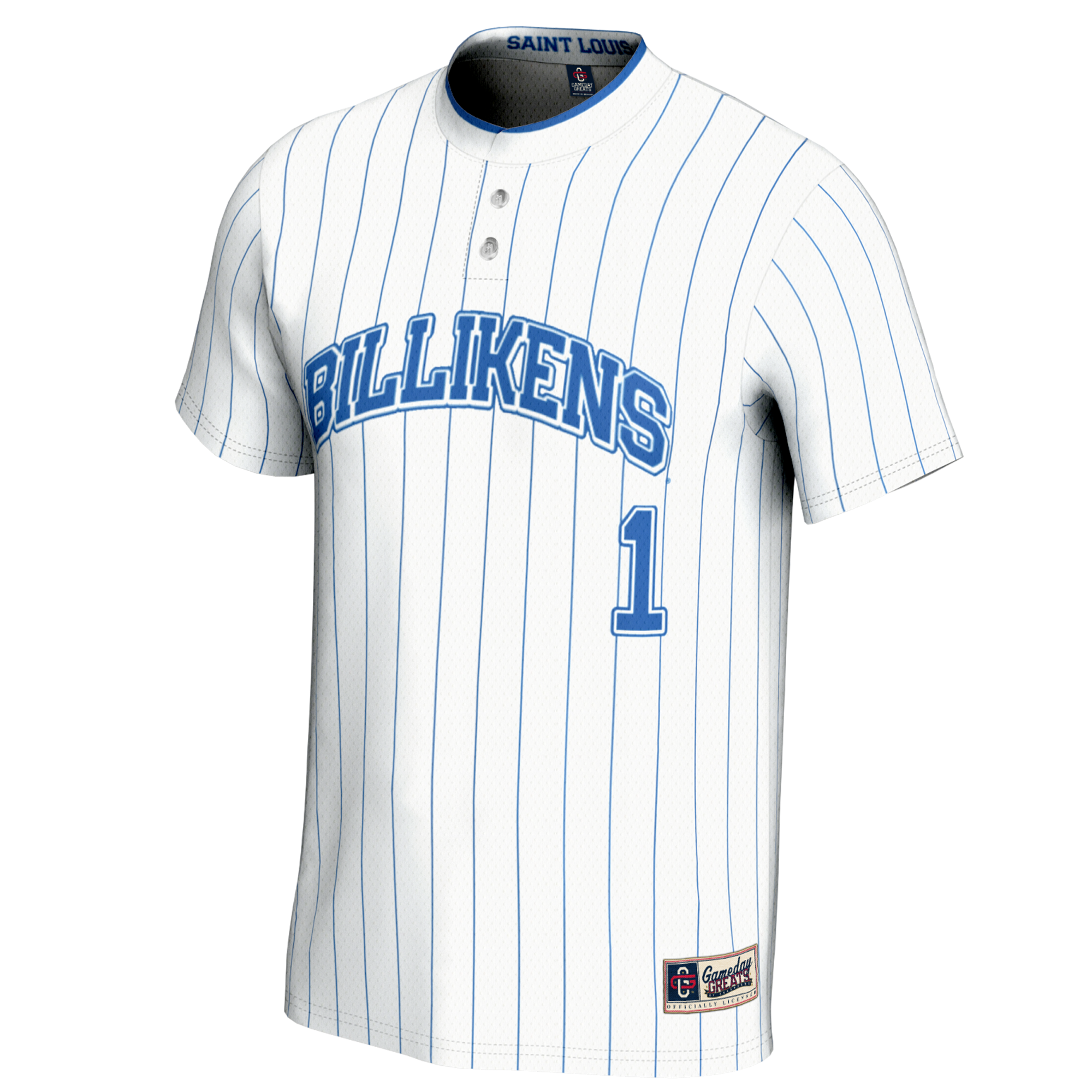 [DDG] Saint Louis Billikens GameDay Greats Youth Lightweight Softball Jersey - White