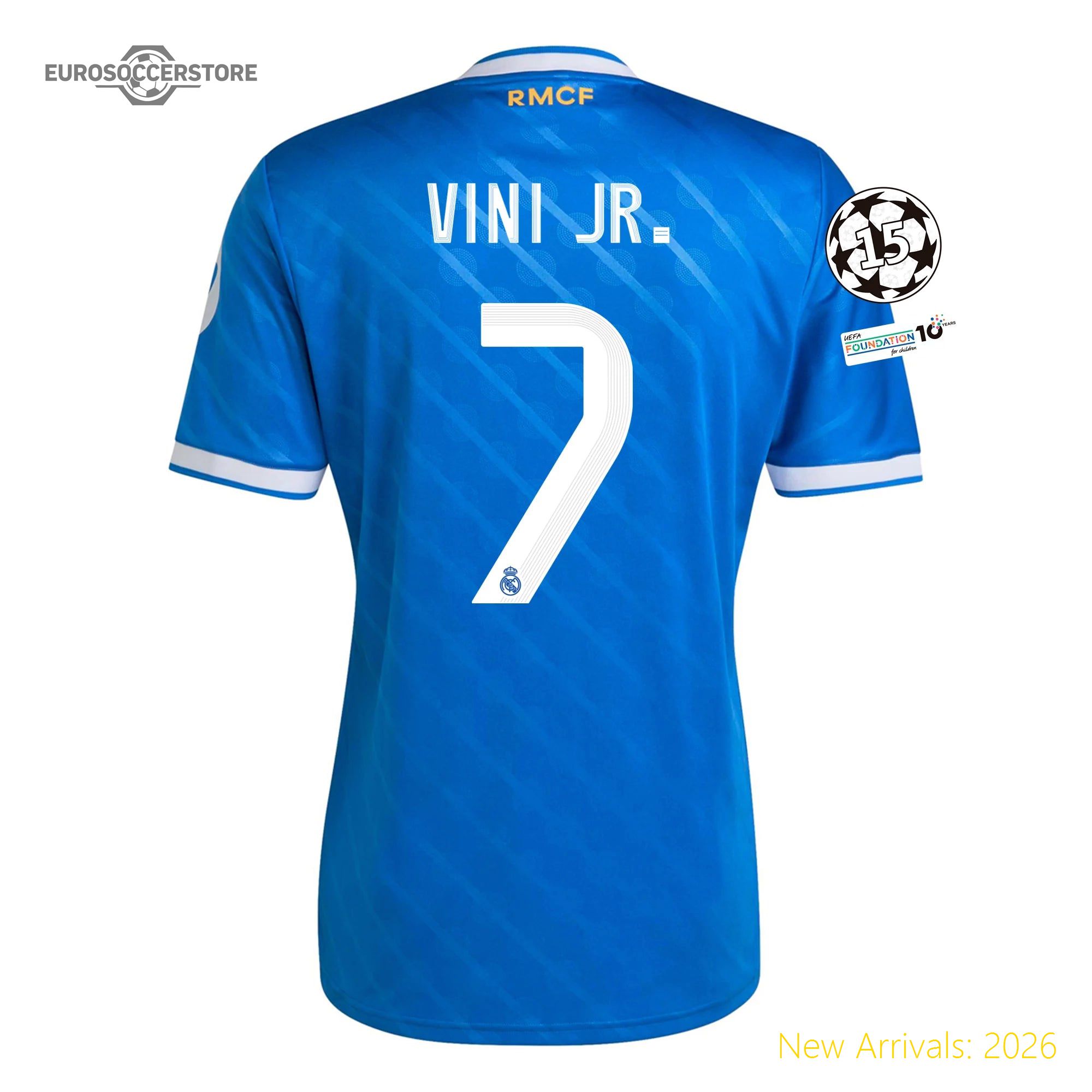 Classic Design Eye-catching Kids Rma Team Third Authentic Jersey 2023