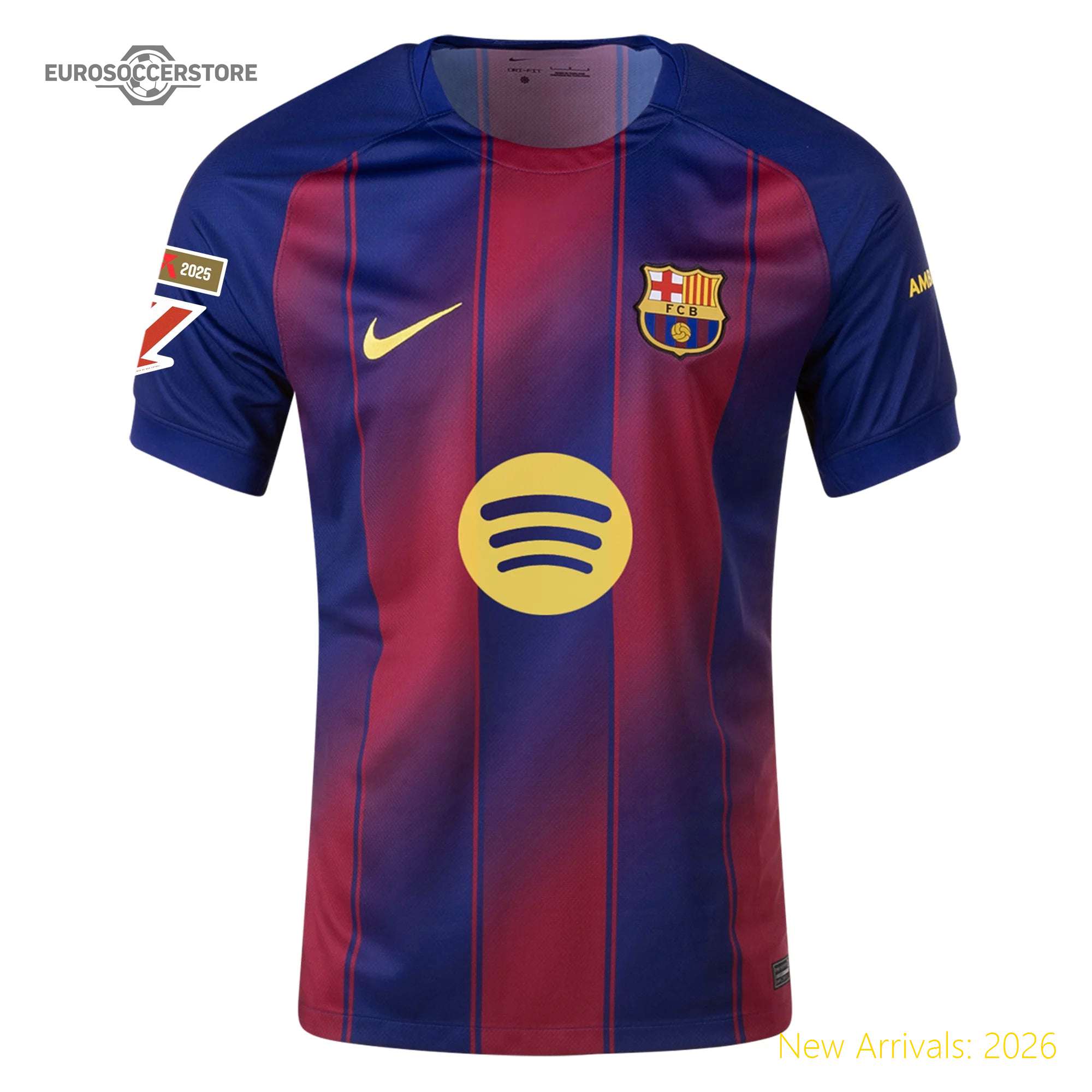 Men Bar Lamine Yamal Barcelona Home Professional Home Jersey 2023