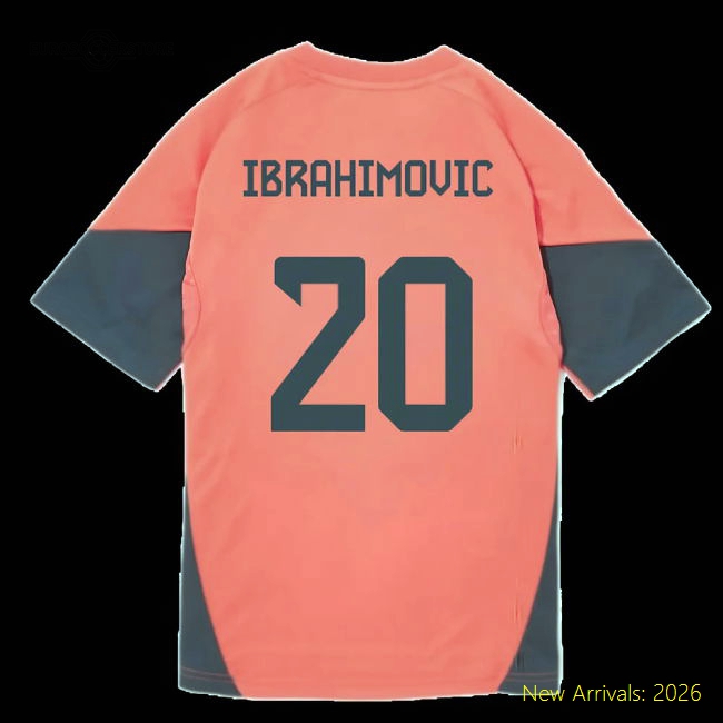 Soft Kids Football Team Ibrahimovic Jersey 2025-2026 Machine-washable