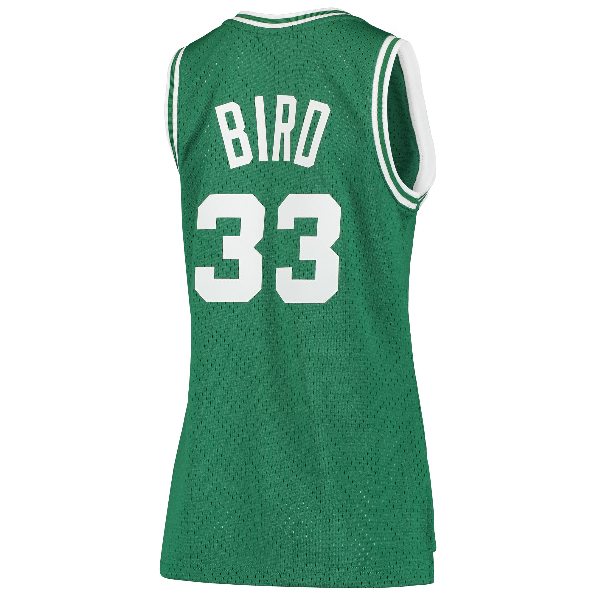 [LK] Larry Bird Boston Celtics Women's 1985-86 Hardwood Classics Swingman Jersey - Kelly Green
