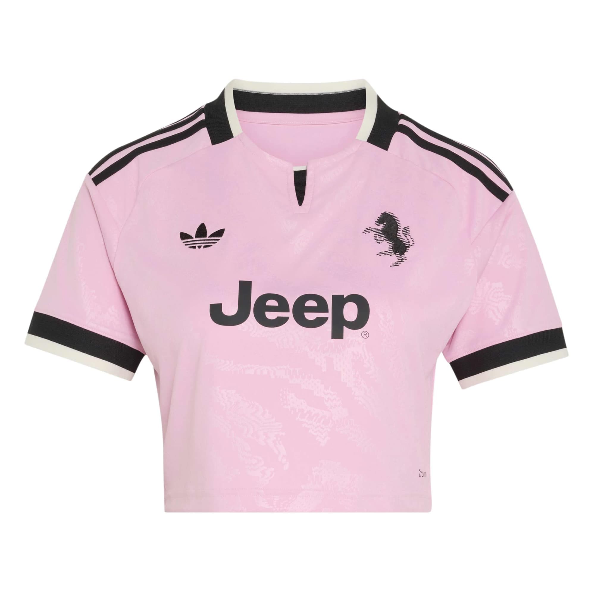 [SJH] Juventus Women's 2026/27 Away Cropped Replica Jersey - Pink