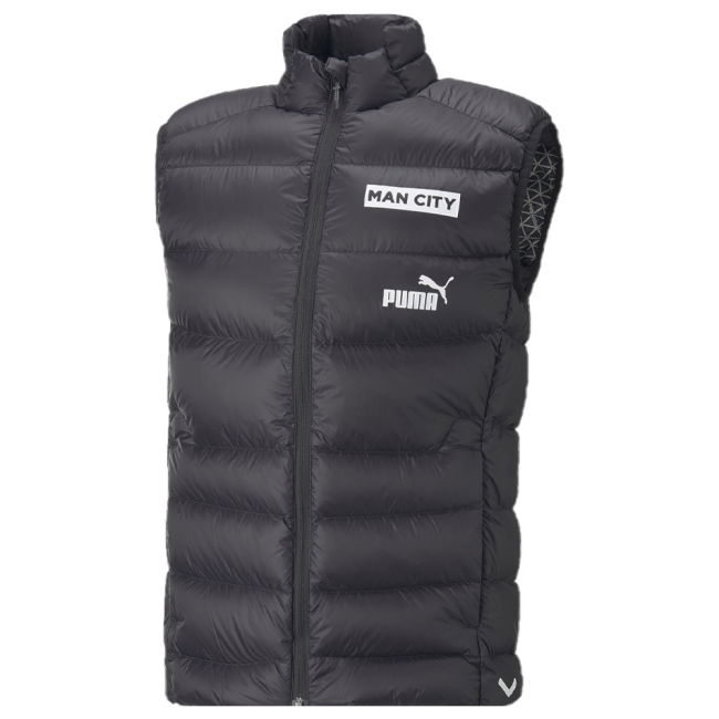 2021-2022 Man City Casuals Down Vest (Black) (Match Day)