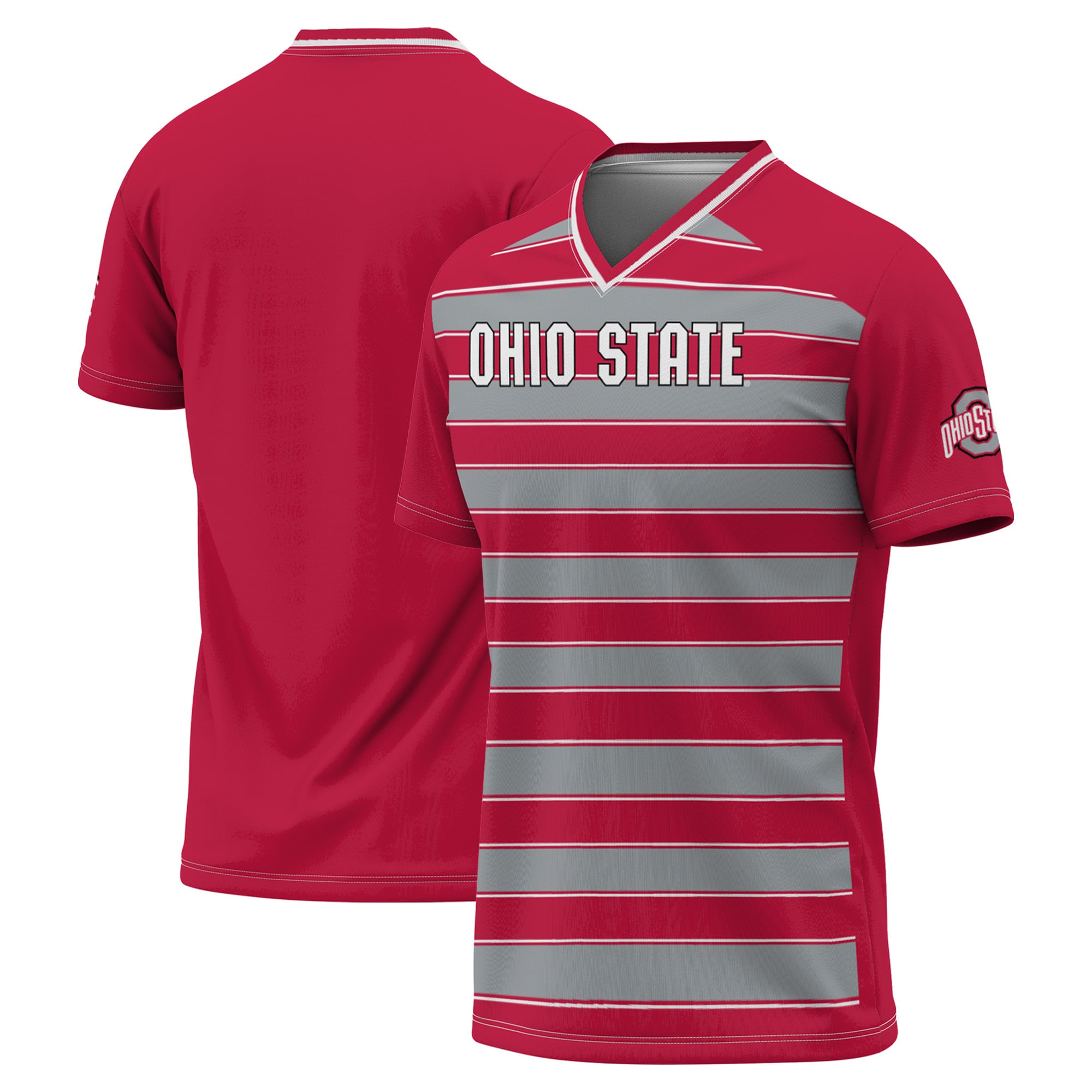 [NJP] Ohio State Buckeyes GameDay Greats Lightweight Soccer Fashion Jersey - Scarlet