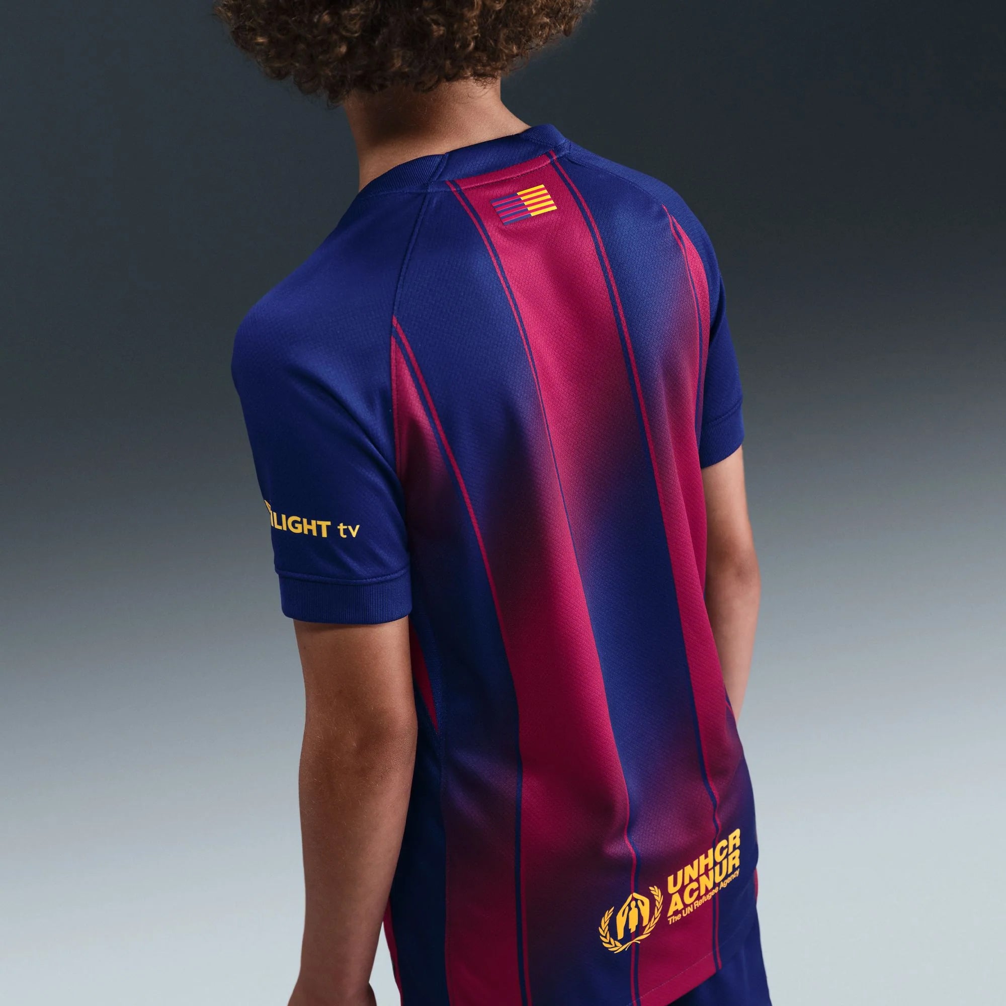Barcelona Gold) 2025-2026 UCL Home Jersey – Authentic Shirt
