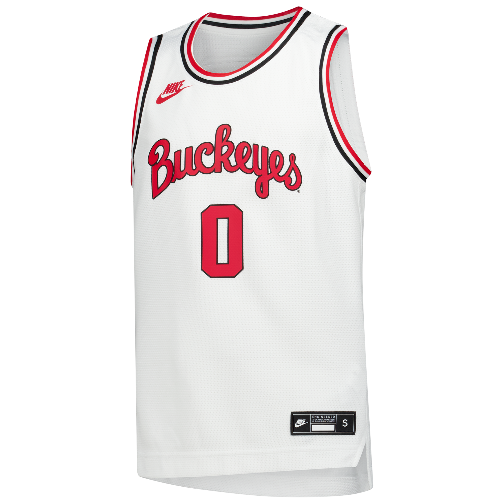 [DDG] Ohio State Buckeyes Youth Replica Basketball Jersey - White