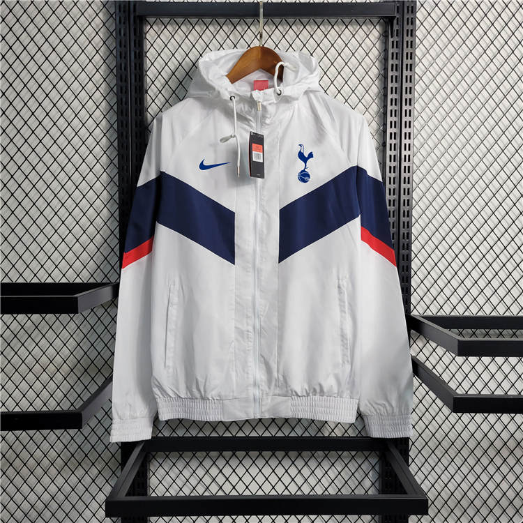 Moisture Wicking Spurs 2324 Tottenham Hotspur White Windbreaker Jacket