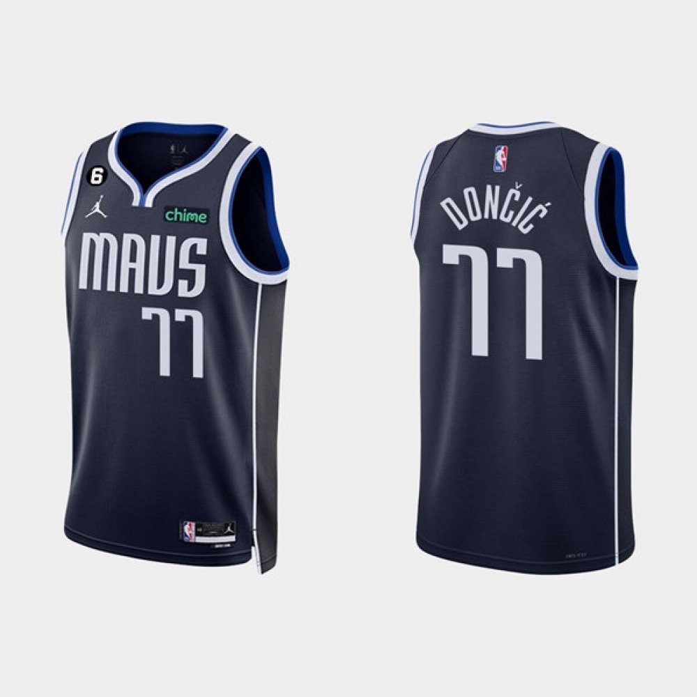 Performance Dallas Mavericks 77 Jersey - Navy - Game Day Essential