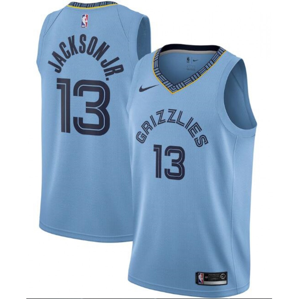 Performance Men's Memphis Grizzlies #13 Jaren Blue Basketball Jersey