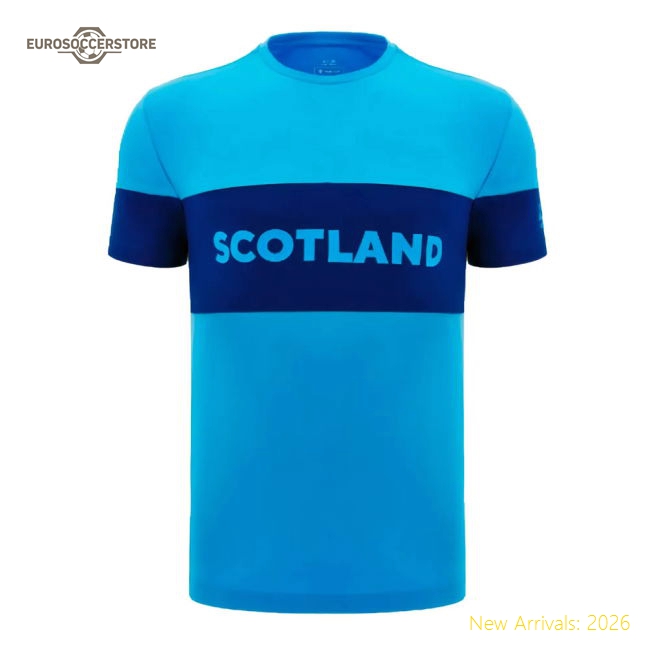 2024-2025 Scotland Rugby Leisure Cotton T-Shirt (Sky Blue) - Kids