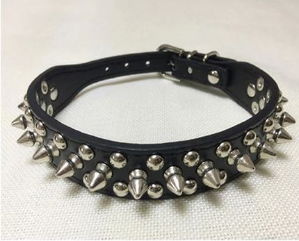 Adjustable Leather Frenchie Collar Neck Strap