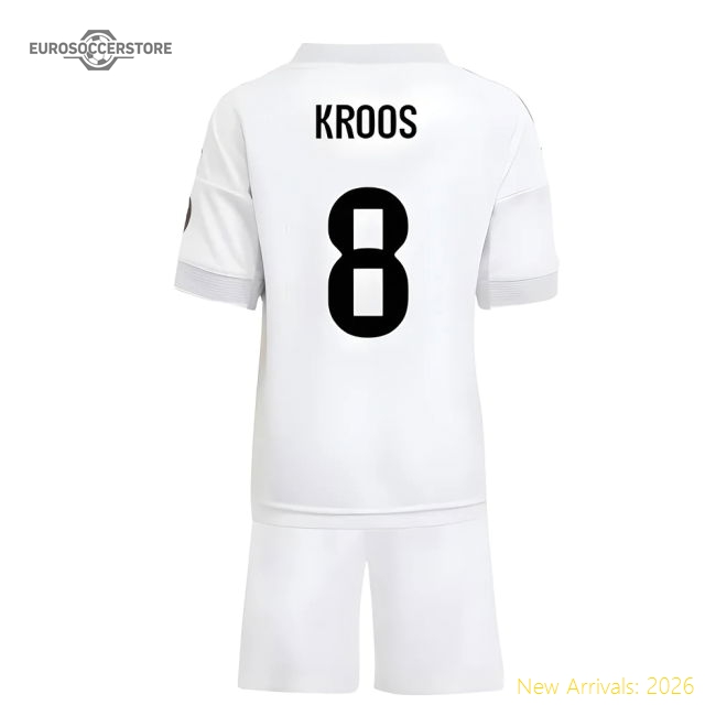 Fan-Favorite 2025-2026 Real Madrid Home Mini Kit (Kroos 8)