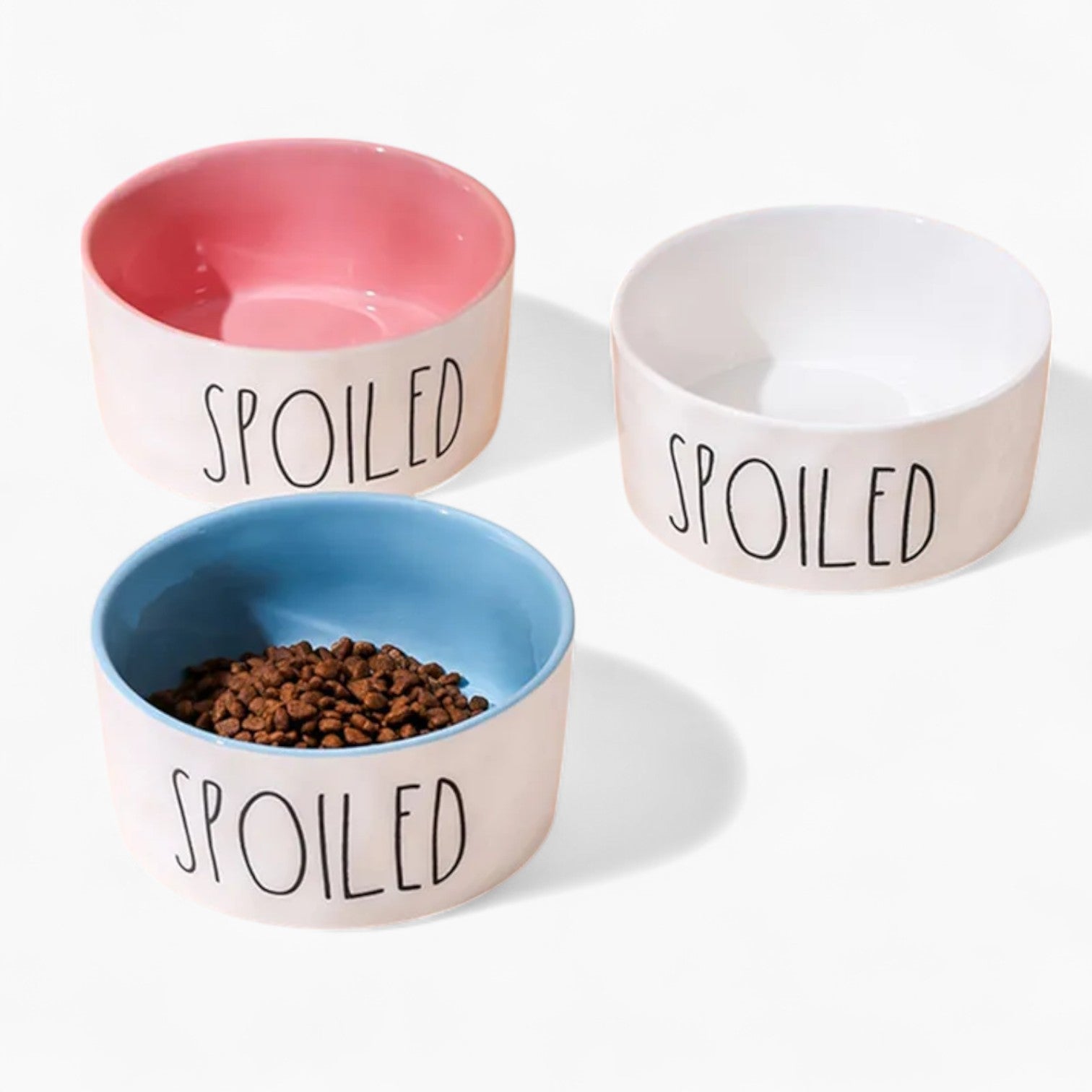 Spoiled Bowl – Non-slip Cartoon Food Water Ceramic Bowl Indoor Use