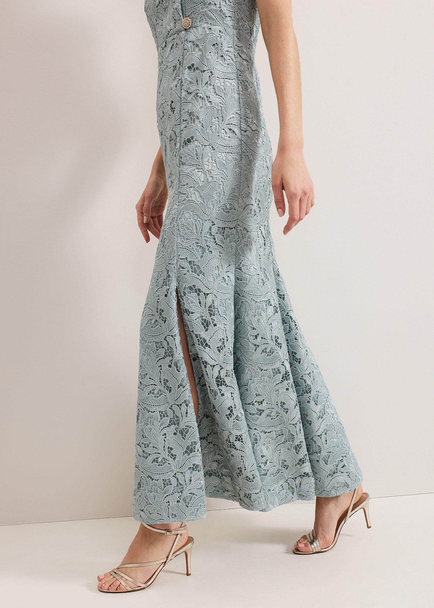 Phia Tux Lace Maxi Dress
