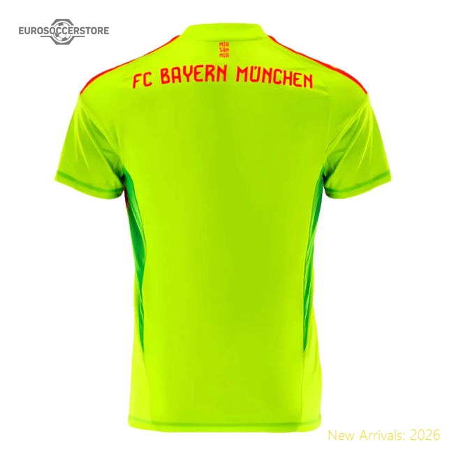 2024-2025 Bayern Munich Home Goalkeeper Shirt (yellow) - Supporter Edition