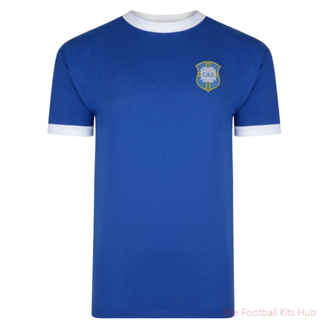 Score Draw Brazil 1970 World Cup Away Final No10 Shirt