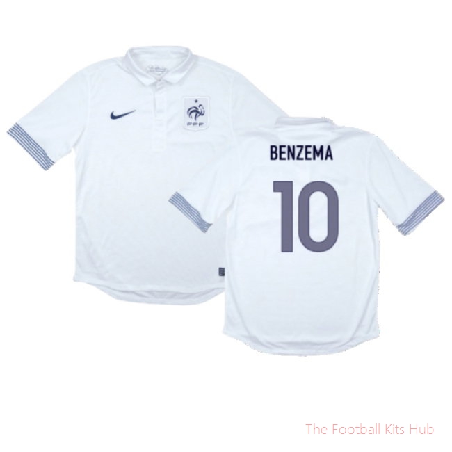 France 2012-13 Away Shirt (Excellent) (Benzema 10)