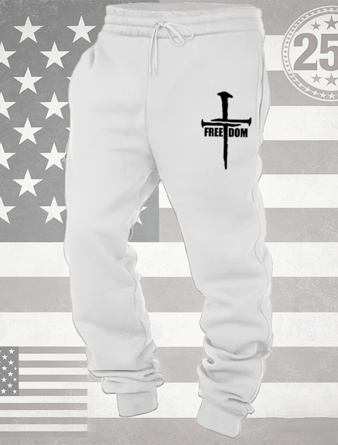 Men's Sweatpants Joggers Trousers Drawstring Pocket Elastic Waist