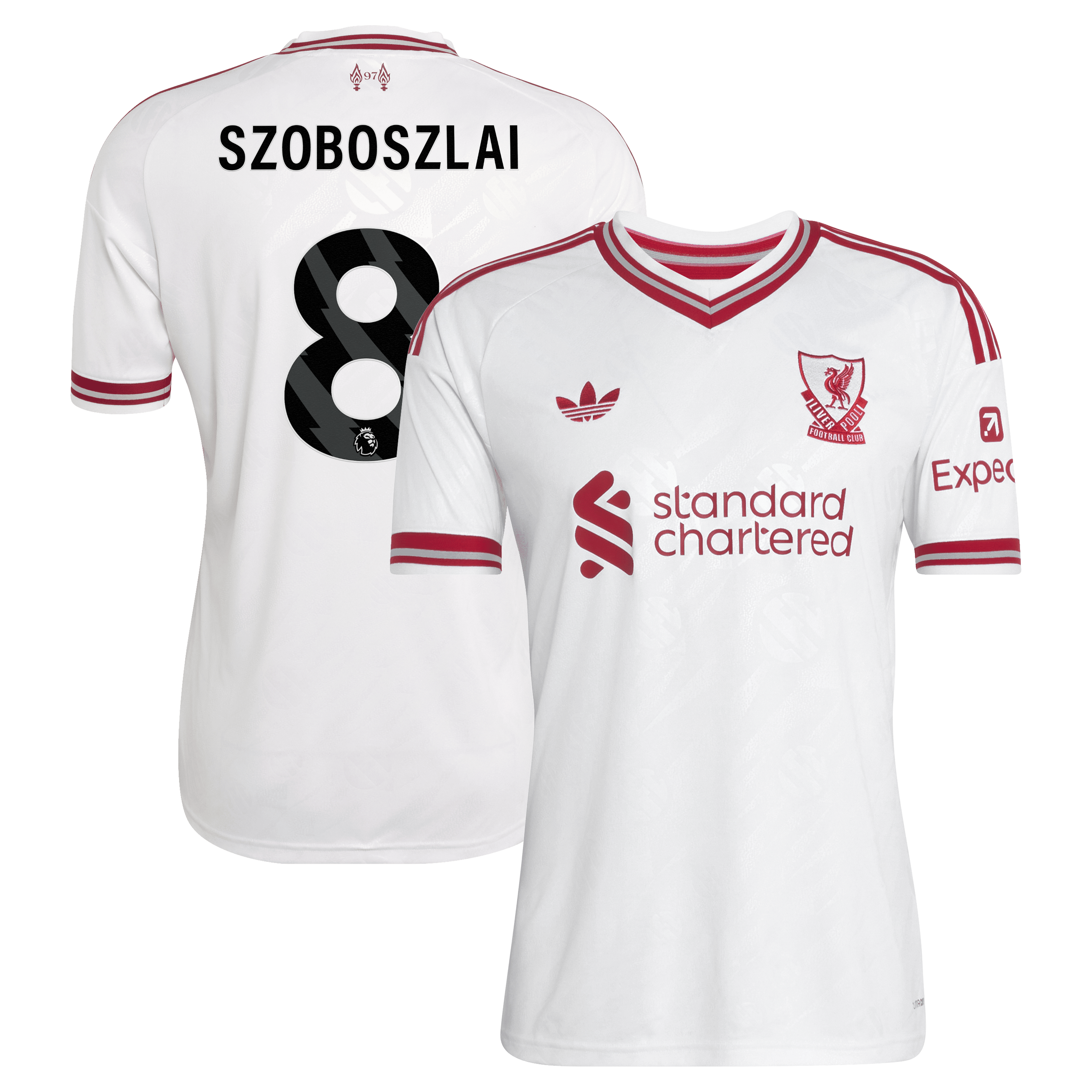 [LK] Women's Dominik Szoboszlai Liverpool 2026/27 Away Replica Jersey - White