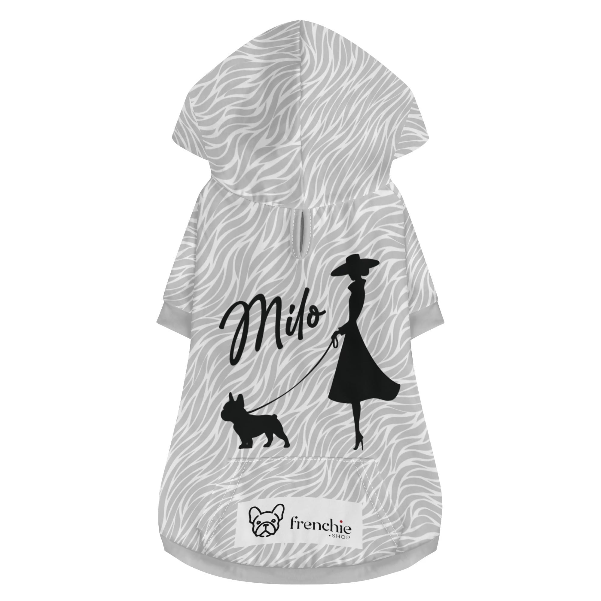 Frenchie-Fan Custom French Bulldog Hoodies Featuring Your Dog's Name ...