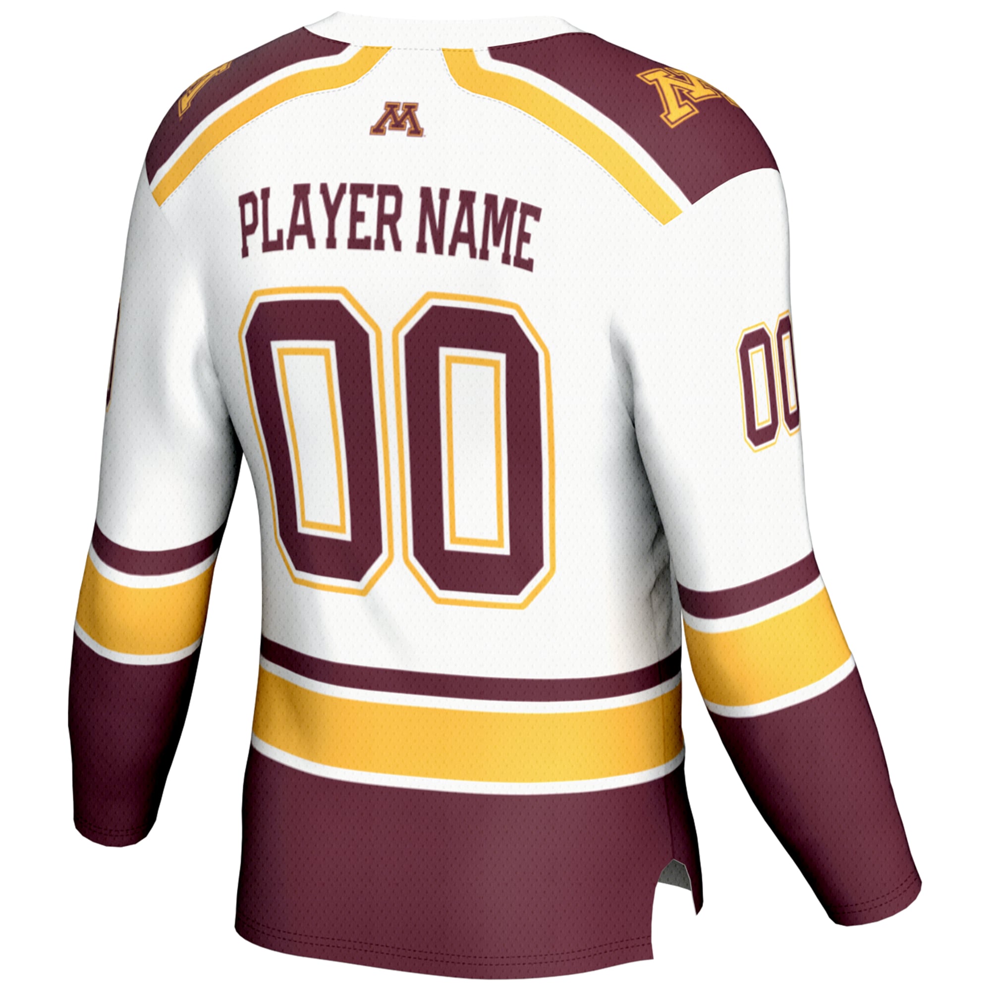 [NJP] Minnesota Golden Gophers GameDay Greats Youth NIL Pick-A-Player Women's Hockey Jersey - White