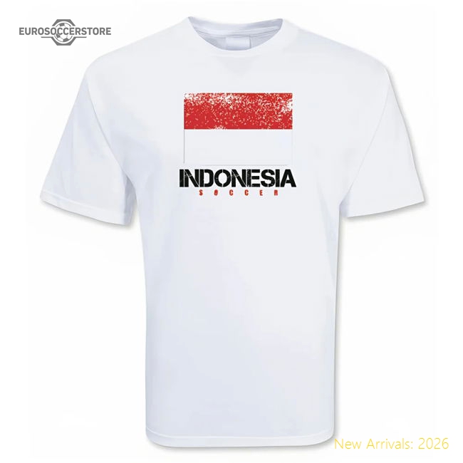 First-class Indonesia Soccer T-shirt - Official Design - Fan Collection