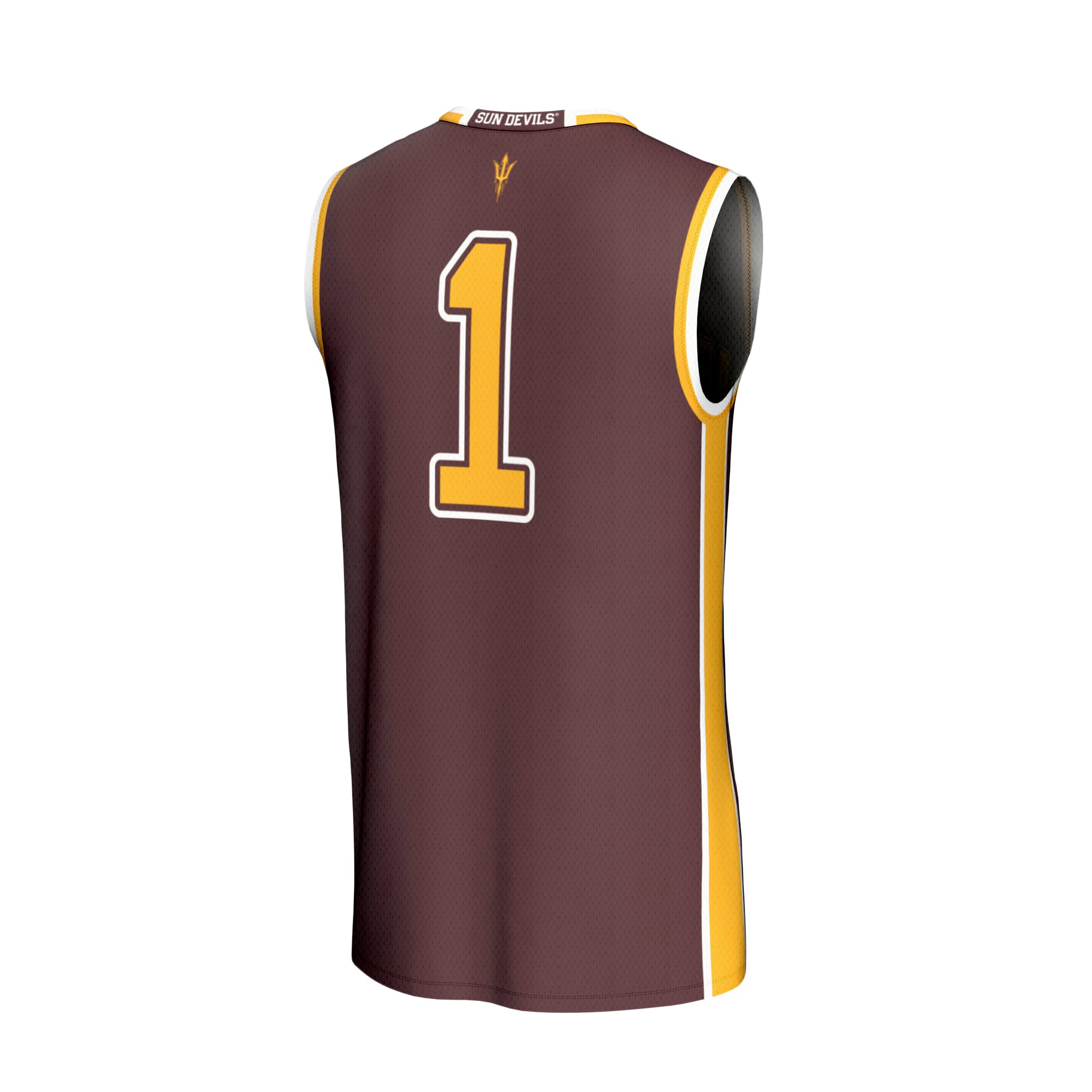 #1 Arizona State Sun Devils GameDay Greats Unisex Lightweight Collegiate Basketball Fashion Jersey - Maroon