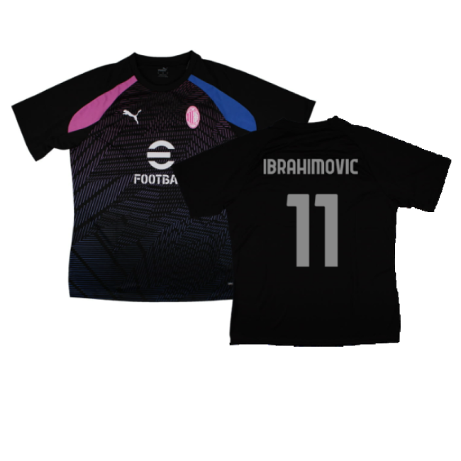 Red And Blacks Training Jersey Ibrahimovic 1 #1 Latest Season (v8)