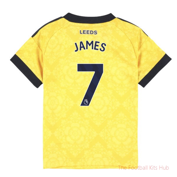 Leeds United 2026-2027 Away Kit James #7 Team Shirt Match Jersey