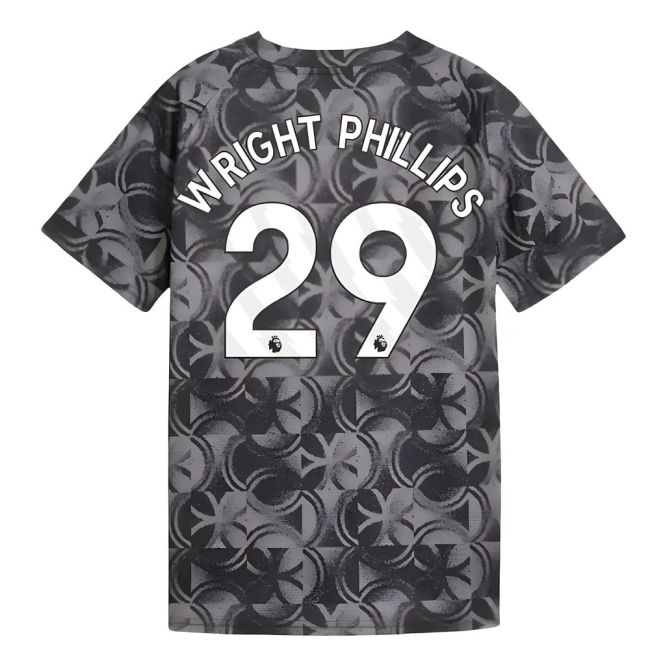 2025-20 Man City Home Football Shirt Wright Phillips Name Number L ...