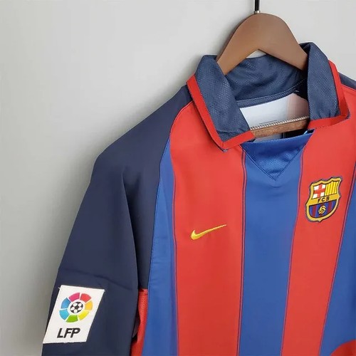 2003-2004 Barcelona (barca) Local - Durable Fabric - Copa Mundial