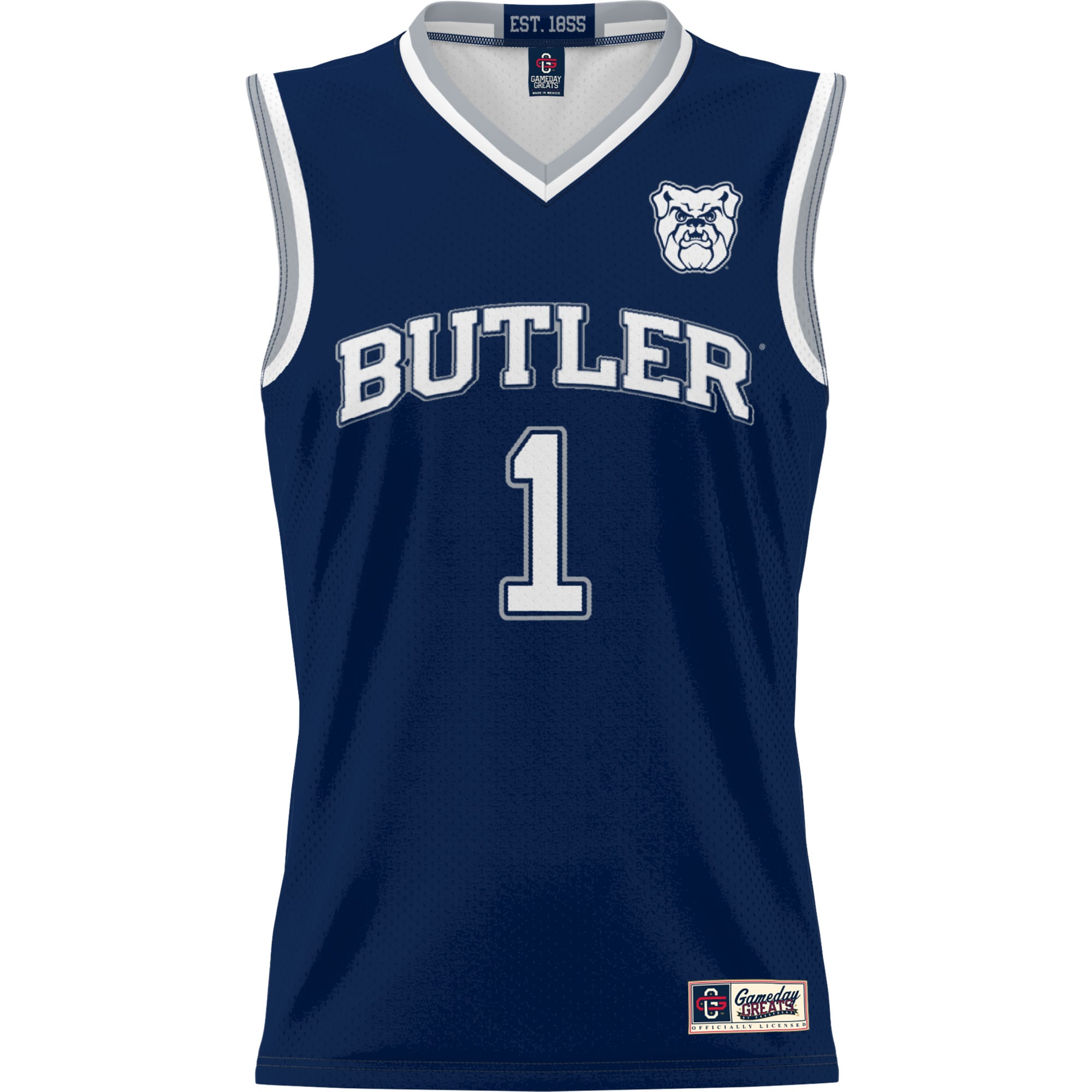 [NJP] Butler Bulldogs GameDay Greats Youth Lightweight Basketball Jersey - Navy