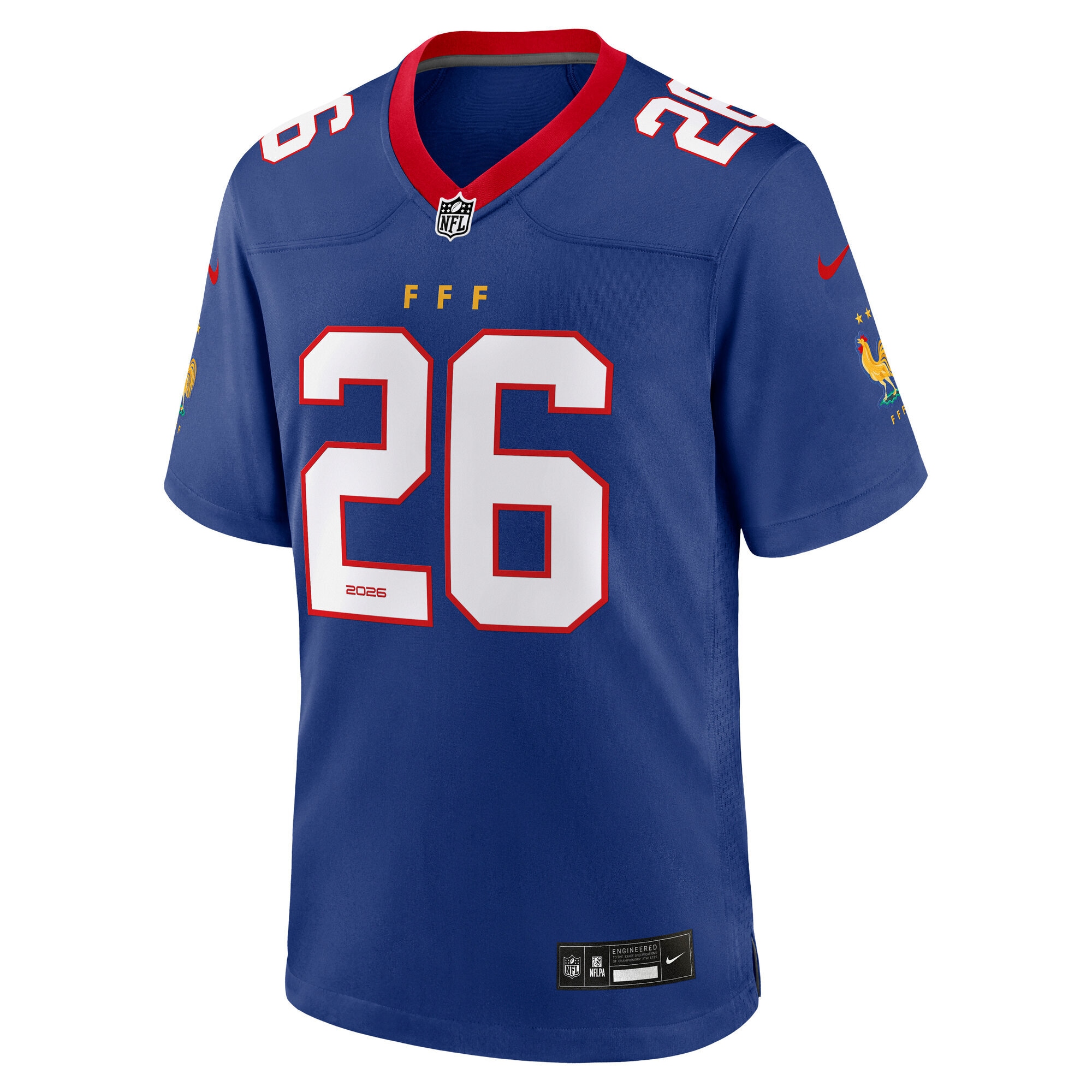 [SJH] France National Team x NFL Game Jersey - Blue