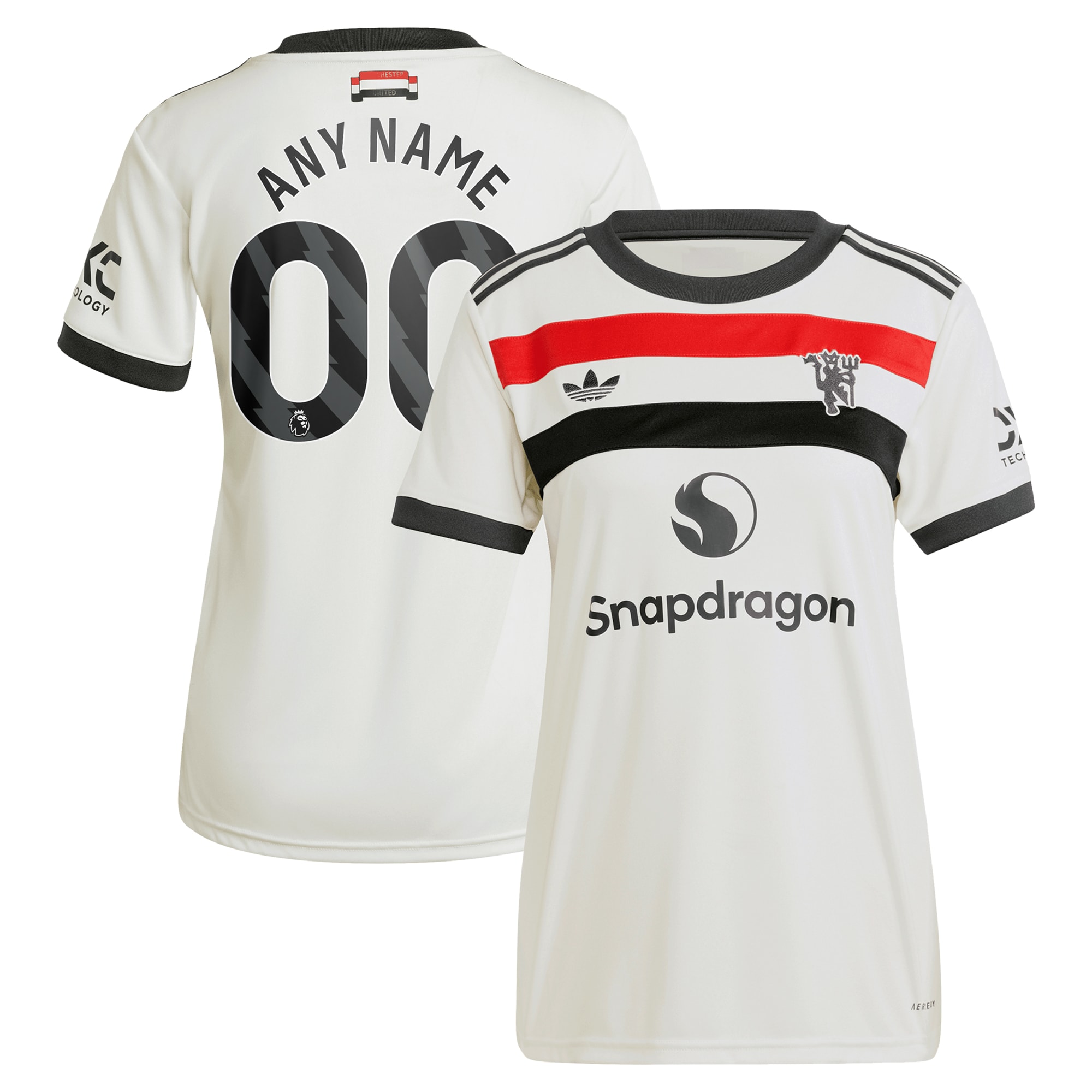 [SJH] Youth Manchester United Originals Women's 2024/25 Third Custom Replica Jersey - Cream